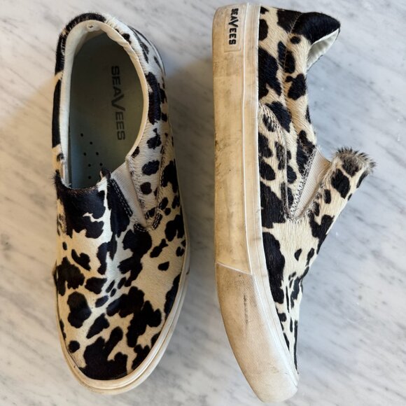 SeaVees - Cow Print Calf Hair Slip on - Picture 2 of 3